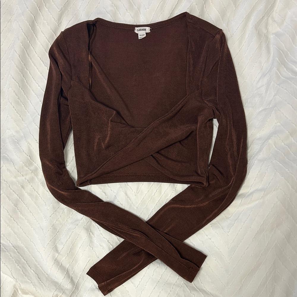 Garage Chocolate Brown Top